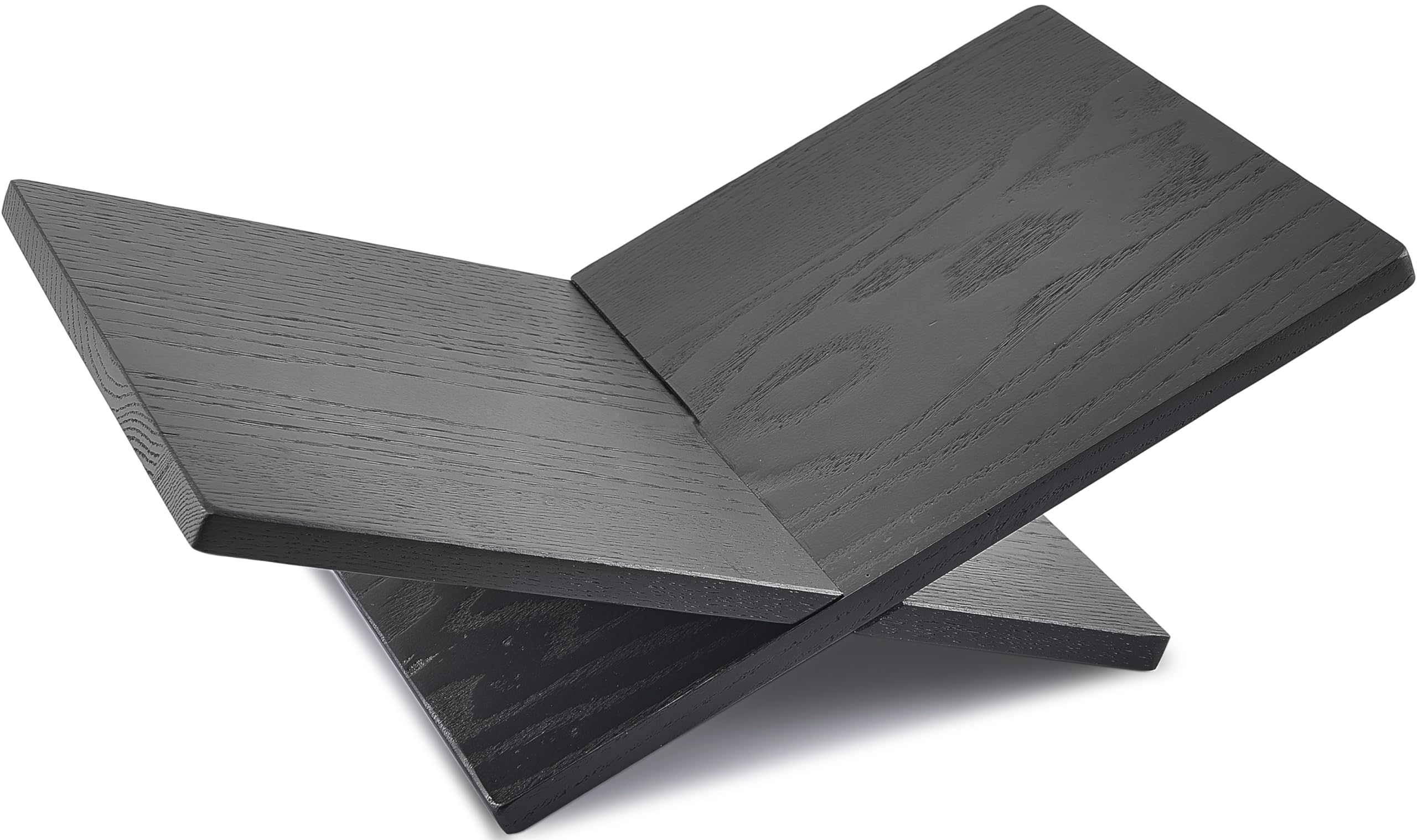 Honygebia Solid Wood Book Stands - Cross Frame Sapele Wooden Book Holder, Open Bookstand for Display and Reading, Suitable for Art, Bible, Cookbook, Easel, Magazine, Textbooks