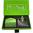 WezTeck New V.2 One Blade - 5 Lengths in 1 Guard | Adjust from # 0 - #2 Guard | Compatible with Wahl, Babyliss, JRL, Gamma and TPOB (Neon Green One Blade)