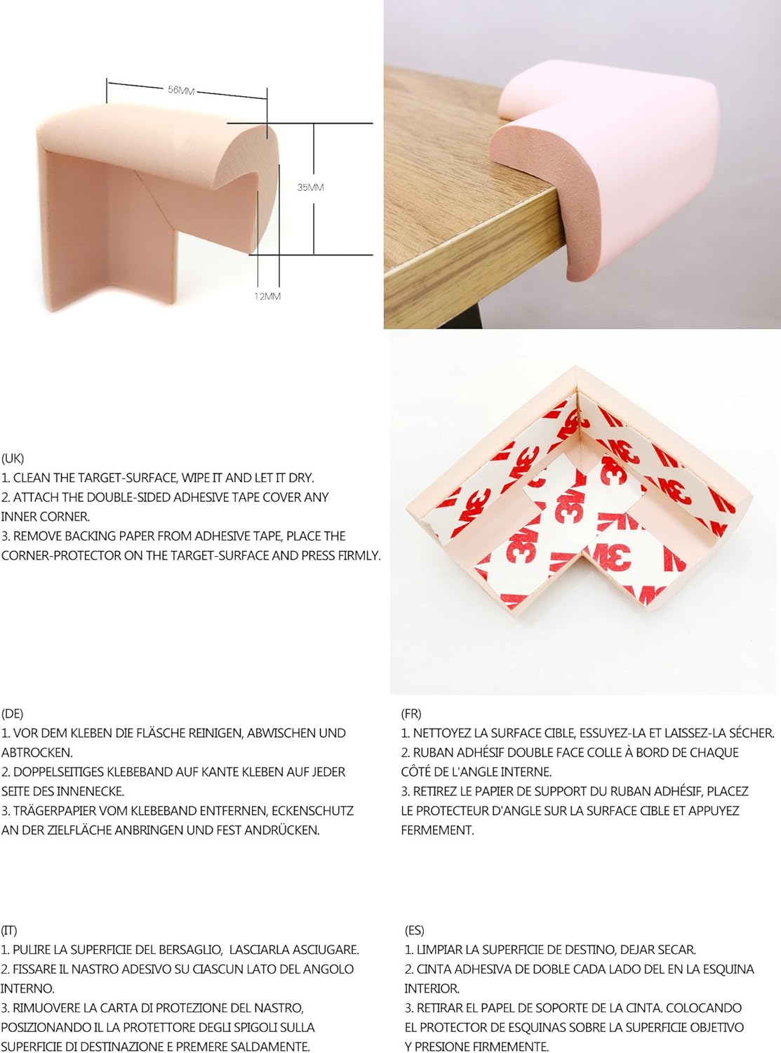 table corner protectors target