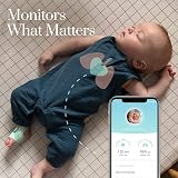 Owlet Smart Sock 3 Baby Monitor Heart Rate Oxygen Sleep Trends 0-18 Months Mint view 2
