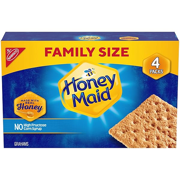 HONEY MAID GRAHAM CRACKERS, FAMILY SIZE, 19.2 OZ
