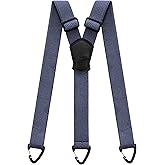 Kohentact Hidden Suspenders for Men 1.5'' Heavy-Duty Under Clothes 3 Snap Loops Outdoor & Skiing