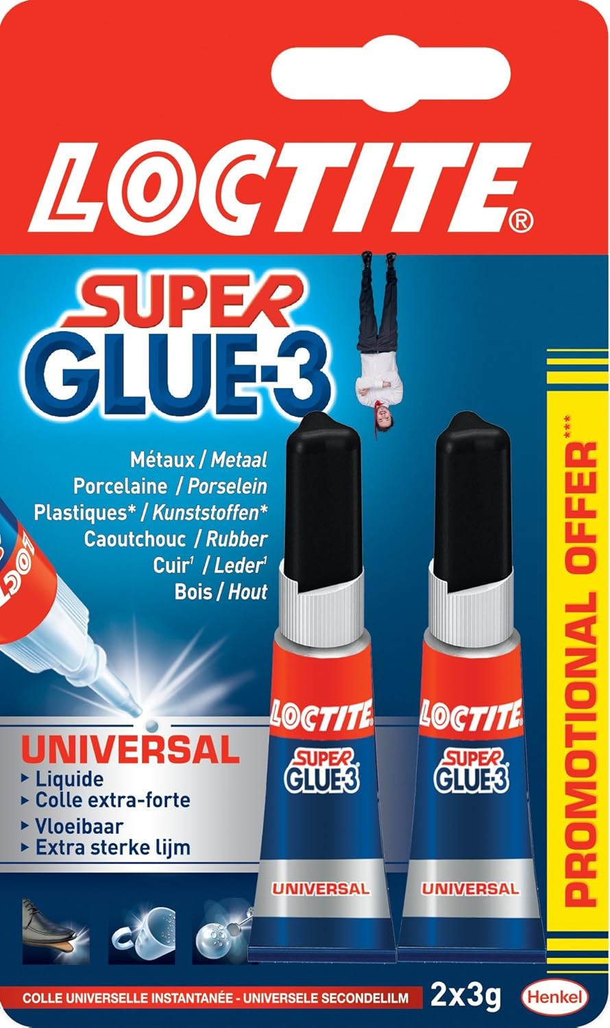 Loctite Universal Super Glue3, 2 x 3g Amazon.co.uk DIY & Tools