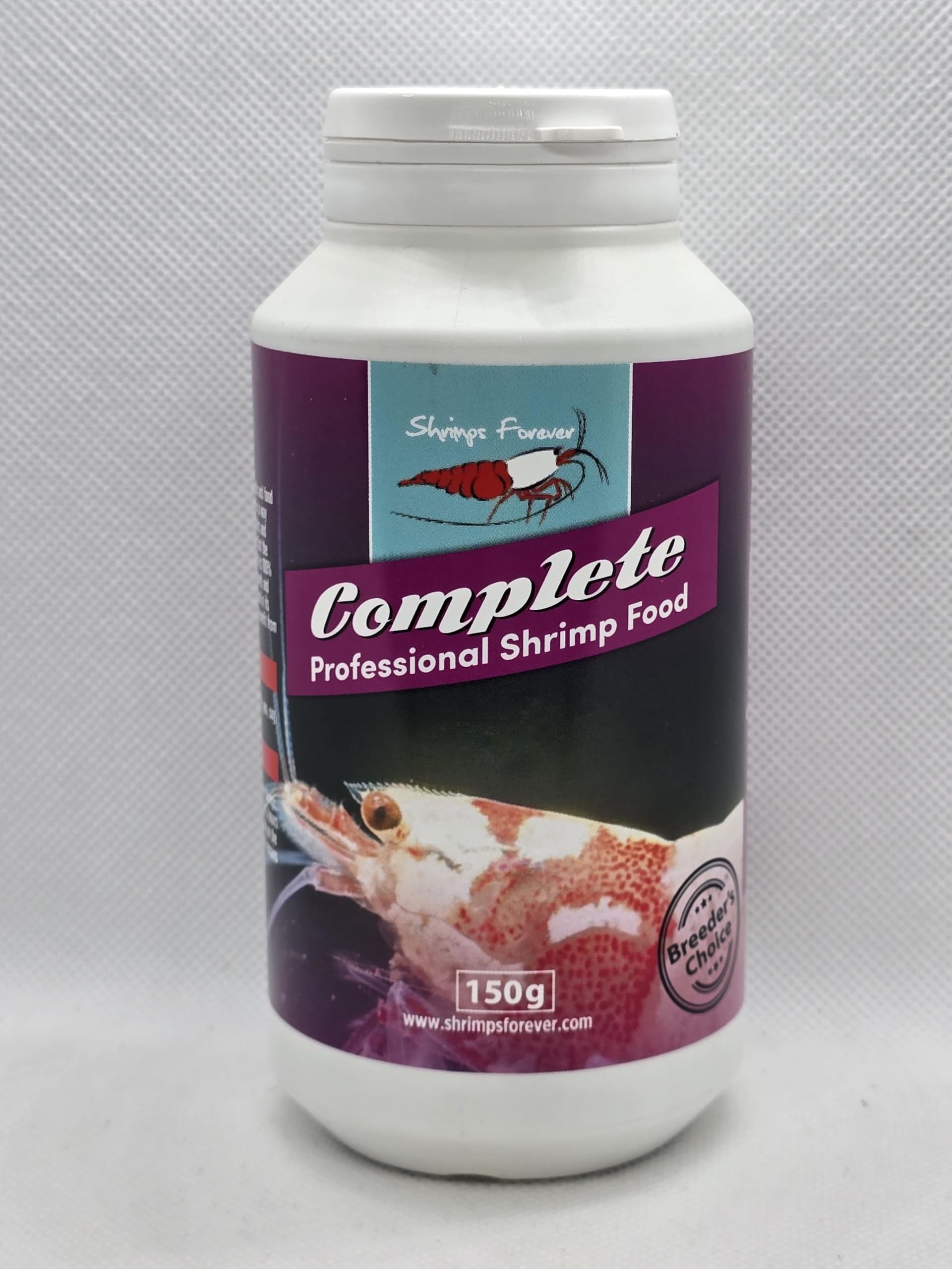 Shrimps Forever Complete | 150g - Complete shrimp feed containing all the essential minerals and nutrients that shrimp need. Consists of 100% natural ingredients.