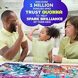QUOKKA Jigsaw Puzzles for Kids 4-8 3 Pack 60 Piece Floor Puzzles Animals Forest view 2