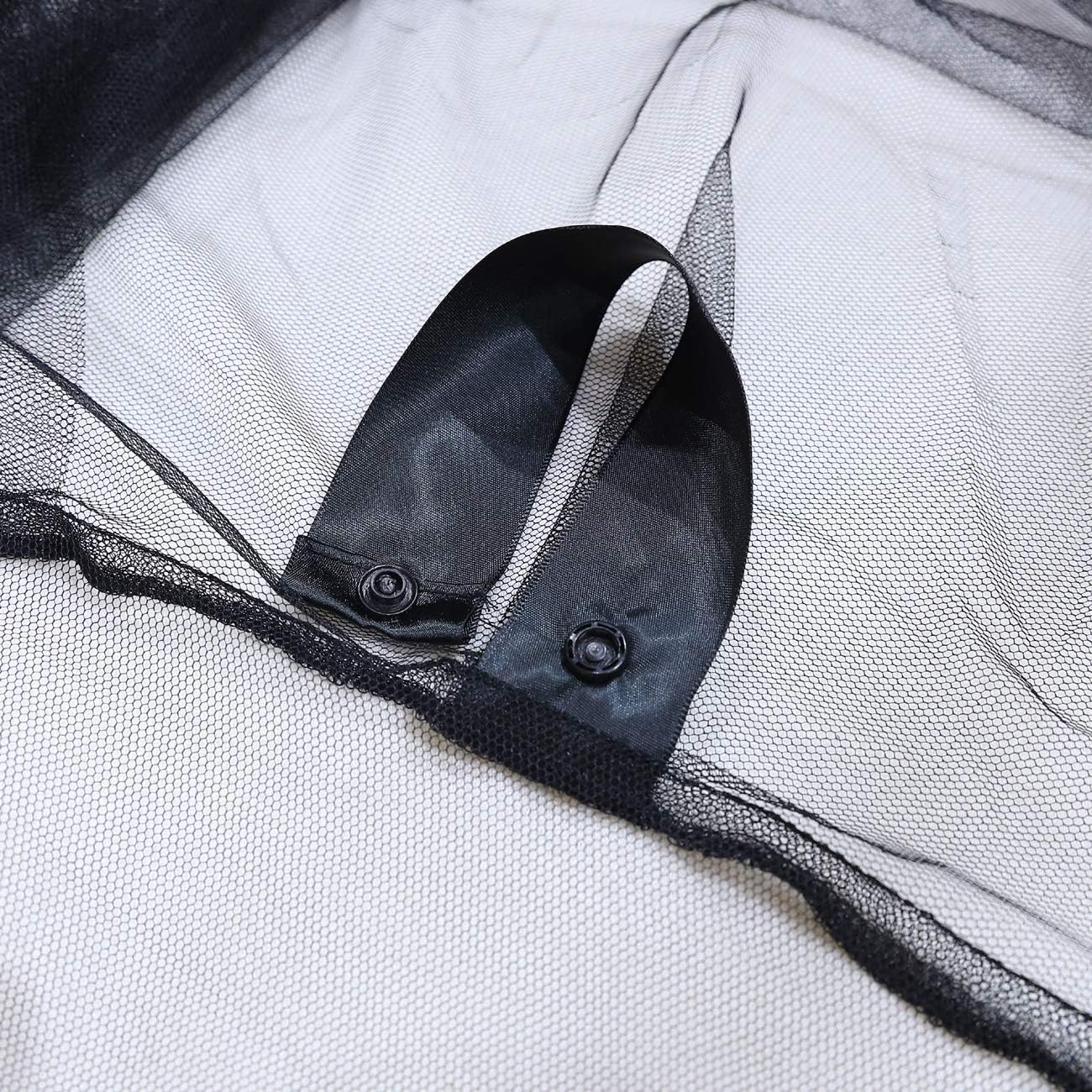 Mengersi Simple 4 Corners Post Curtain Bed Canopy Bed Frame Canopies Net,Bedroom Decoration Accessories(Queen,White): Home & Kitchen