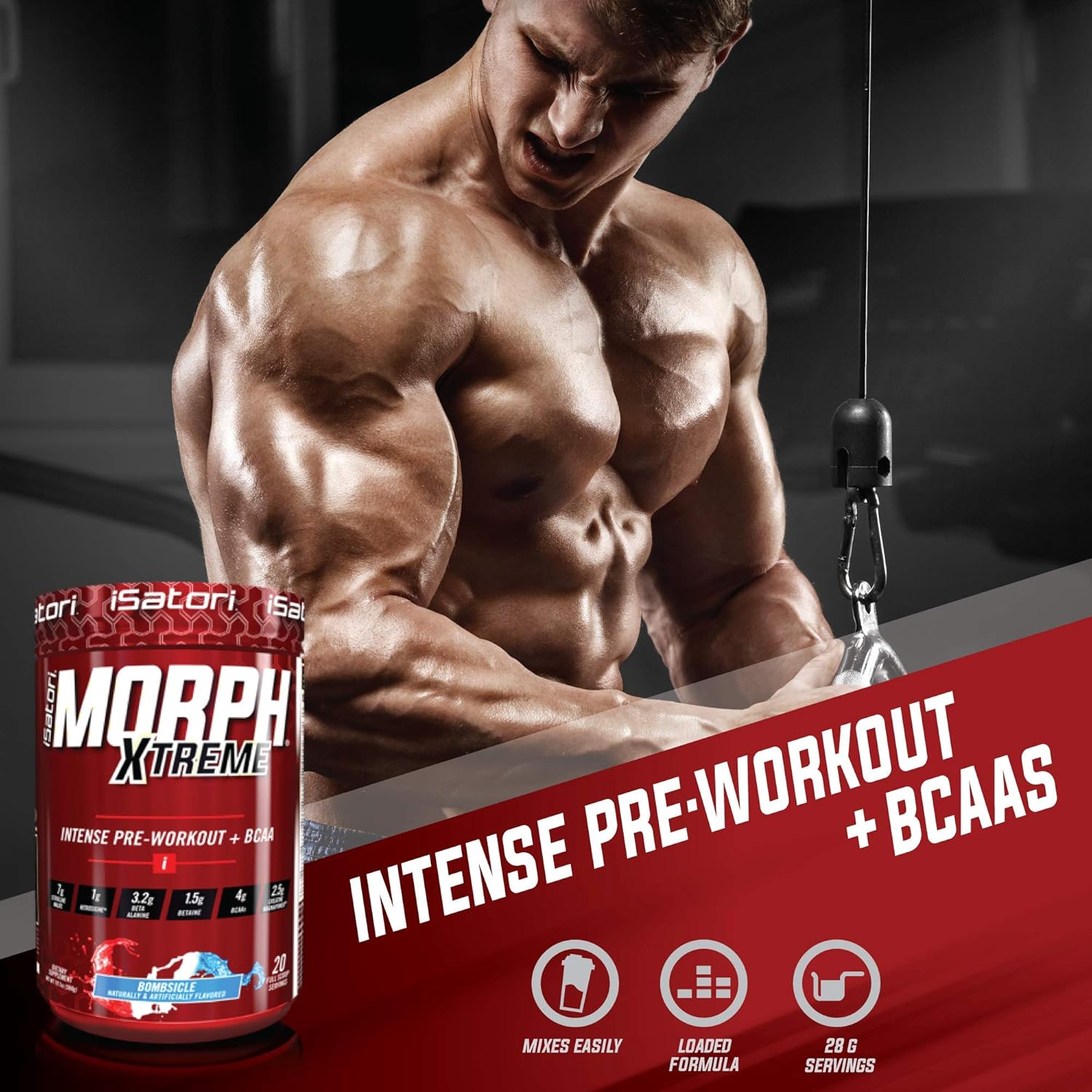 iSatori Morph Xtreme Intense Pre Workout Stimulant + BCAAs
