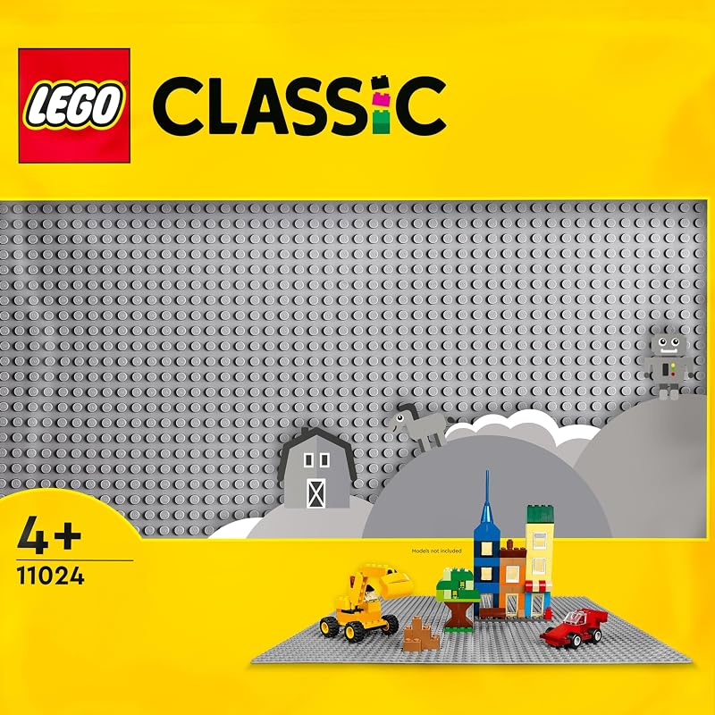 LEGO 11024 Classic Grey Baseplate 48x48 Stud Building Board