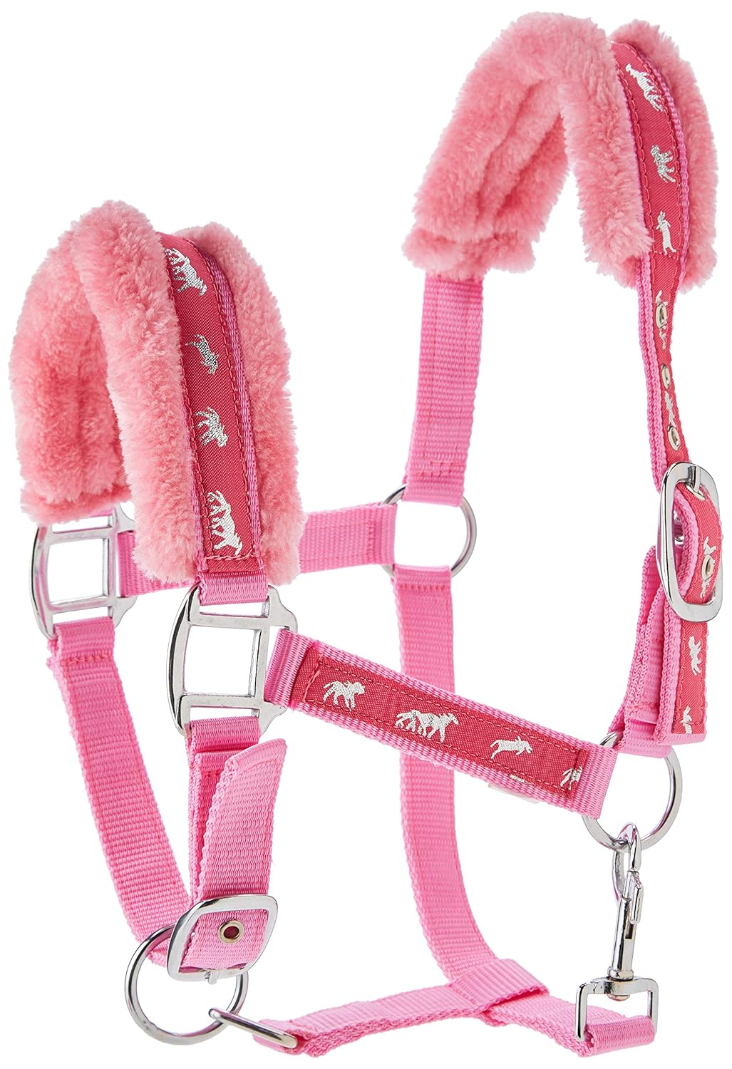 Cwell Equine Mink padded HORSE COB PONY Nylon Halters/Headcollar's