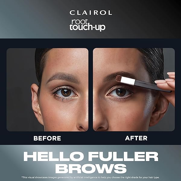 CLAIROL ROOT TOUCH-UP TEMPORARY CONCEALING POWDER, DARK BROWN HAIR COLOR, PACK OF 1