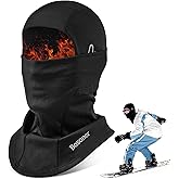 BOSONER Ski Mask for Men Women: Warm Balaclava Face Mask with Neck Gaiter - Thermal Hood Wind Protection Gear for Skiing, Sno