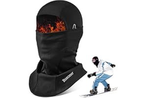 BOSONER Ski Mask for Men Women: Warm Balaclava Face Mask with Neck Gaiter - Thermal Hood Wind Protection Gear for Skiing, Sno