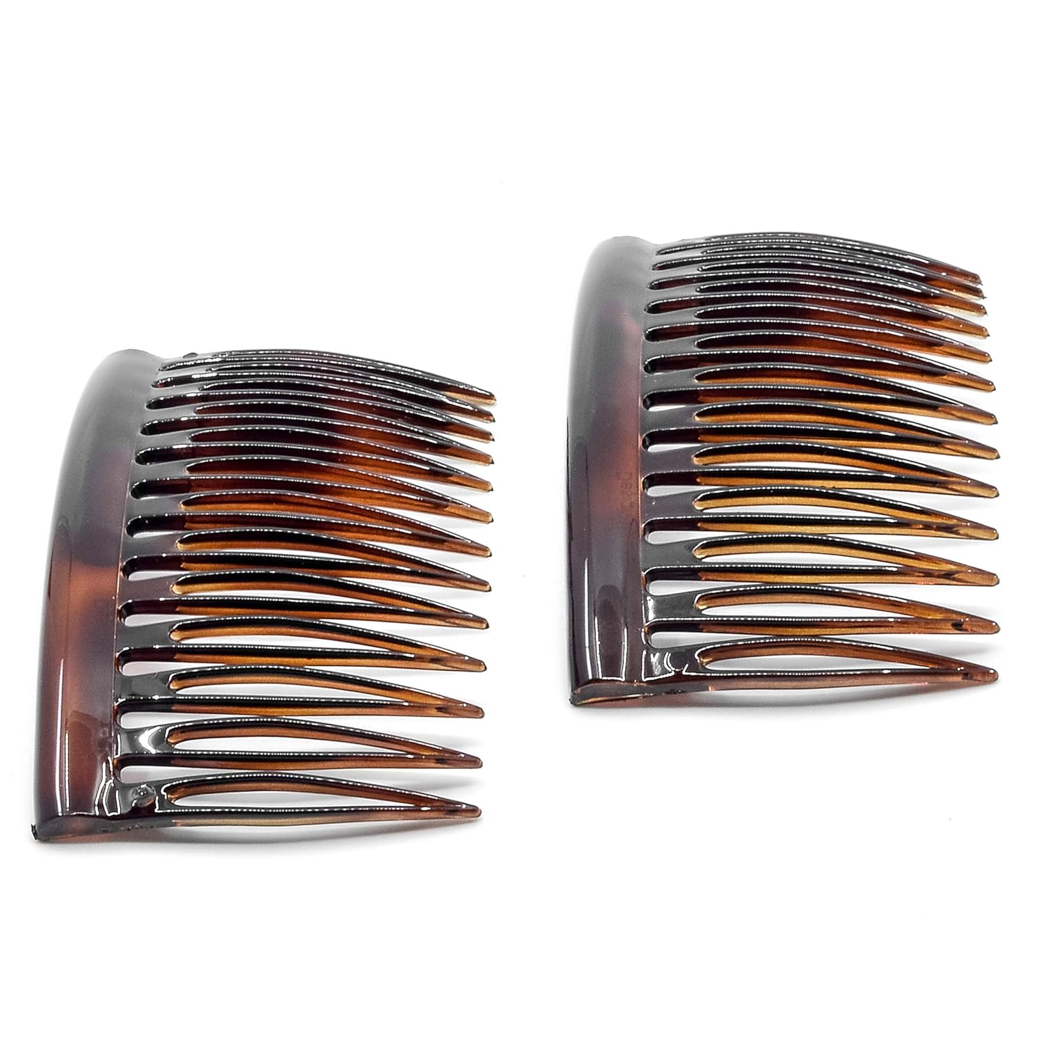 Camila Paris French Tortoise Shell Hair Side Combs, Strong Hold Grip Hair Clips for Women, No Slip and Durable Styling Girls Hair Accessories, Made in France with Cellulose : Beauty