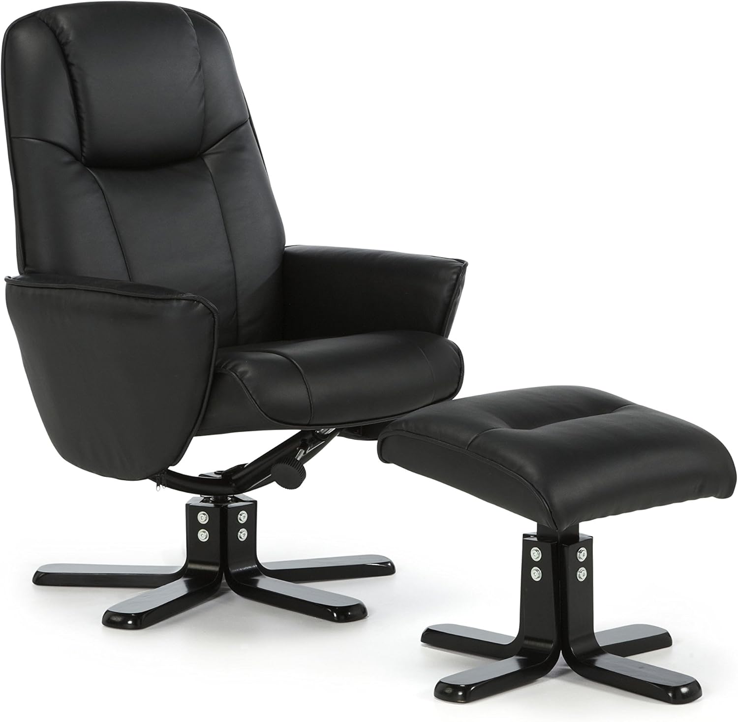 Serene Furnishings Ltd Serene Furnishings Collection Bergen Faux Leather Swivel and Recliner