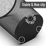 Zuvo Circular Mesh Waste Bin Lightweight Trash Can Black view 3