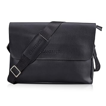 Ledertasche Herren, Everwell Premium Leder Klein Umhängetasche Messenger Bag Arbeitstasche Crossbody Tasche, Kleine Schlank B