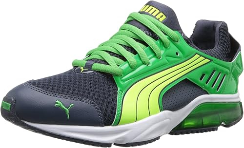green puma tennis shoes