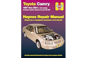 Toyota Camry, Avalon, Solara & Lexus ES 300 1997 thru 2001 Haynes Repair Manual