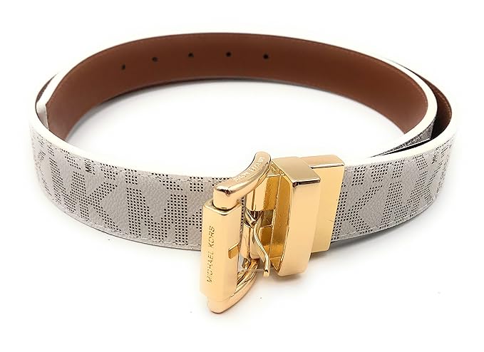 michael kors white belt