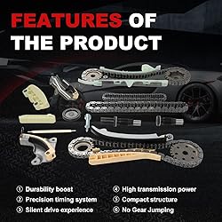 Engine Timing Chain Kit Compatible with 1997-2005