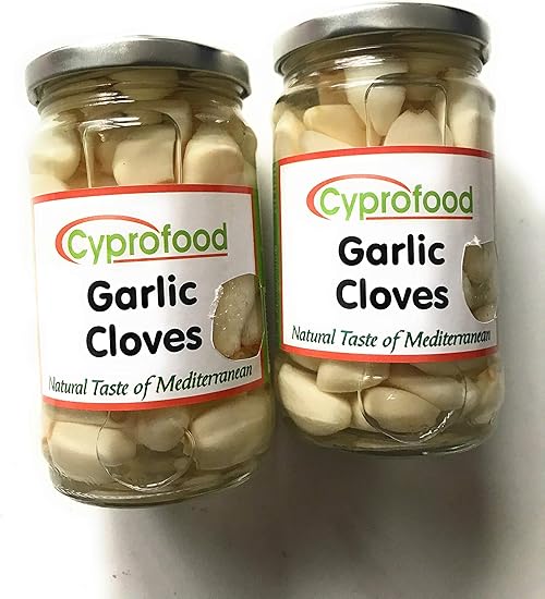 Garlic Cloves in brine Pickled Garlic 2 Jar of 200g Amazon.co.uk