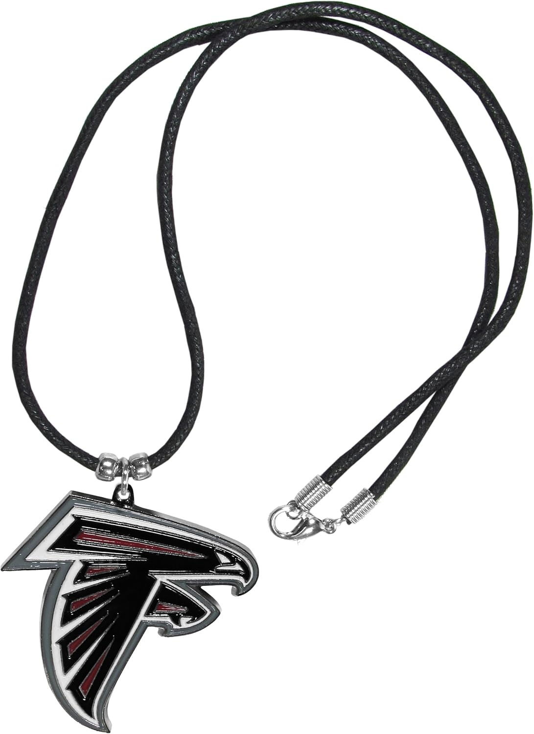 NFL Siskiyou Sports Fan Shop Atlanta Falcons Cord Necklace 21 inch Black : Clothing