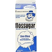Blue Raspberry Flossugar, 1/2 Gallon Carton