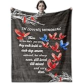 Paoeyty Bereavement Gift Ideas, Sympathy Gifts for Loss of Loved One, in Memory Blankets for Loss Loved Ones 60" X 50", Memorial Gifts for Loss of Mom, Dad, Son, Daughter