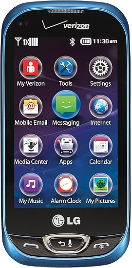 Amazon Com Lg Extravert 2 Blue Verizon Wireless