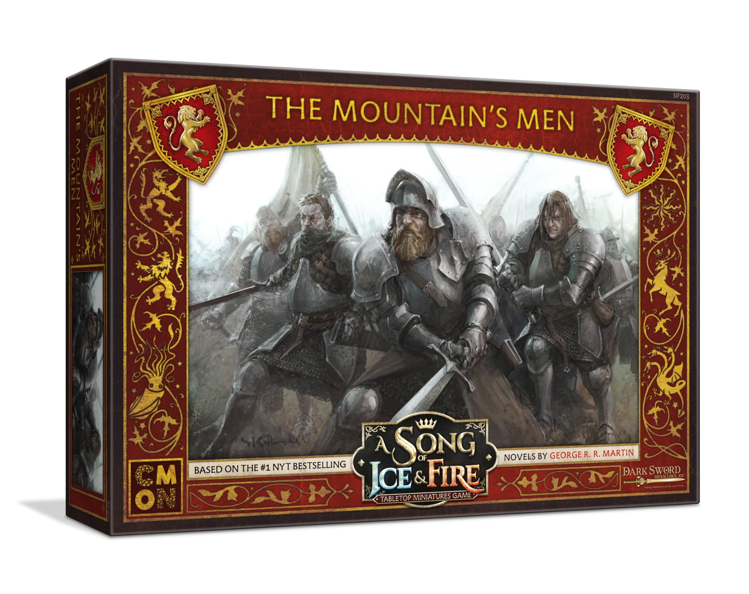 CoolMiniOrNot CMNSIF203 Song of Ice and Fire Miniatures Game: Lannister Mountain's Men, Mixed Colours