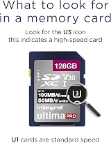 Integral 128GB SD Card U3 V30 UHS-I 100MB/s SDXC Premium High Speed view 3
