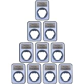 Ursae Minoris Elite Certified-Style Coin Holder for US Franklin or Kennedy Half Dollar 1948 to Present Ten Pack