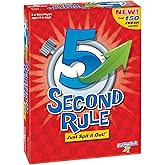 5 Second Rule Game - Simple Questions Card Game for Family Fun, Party, Kids, Travel, Game Night & Sleepovers - Think Fast and