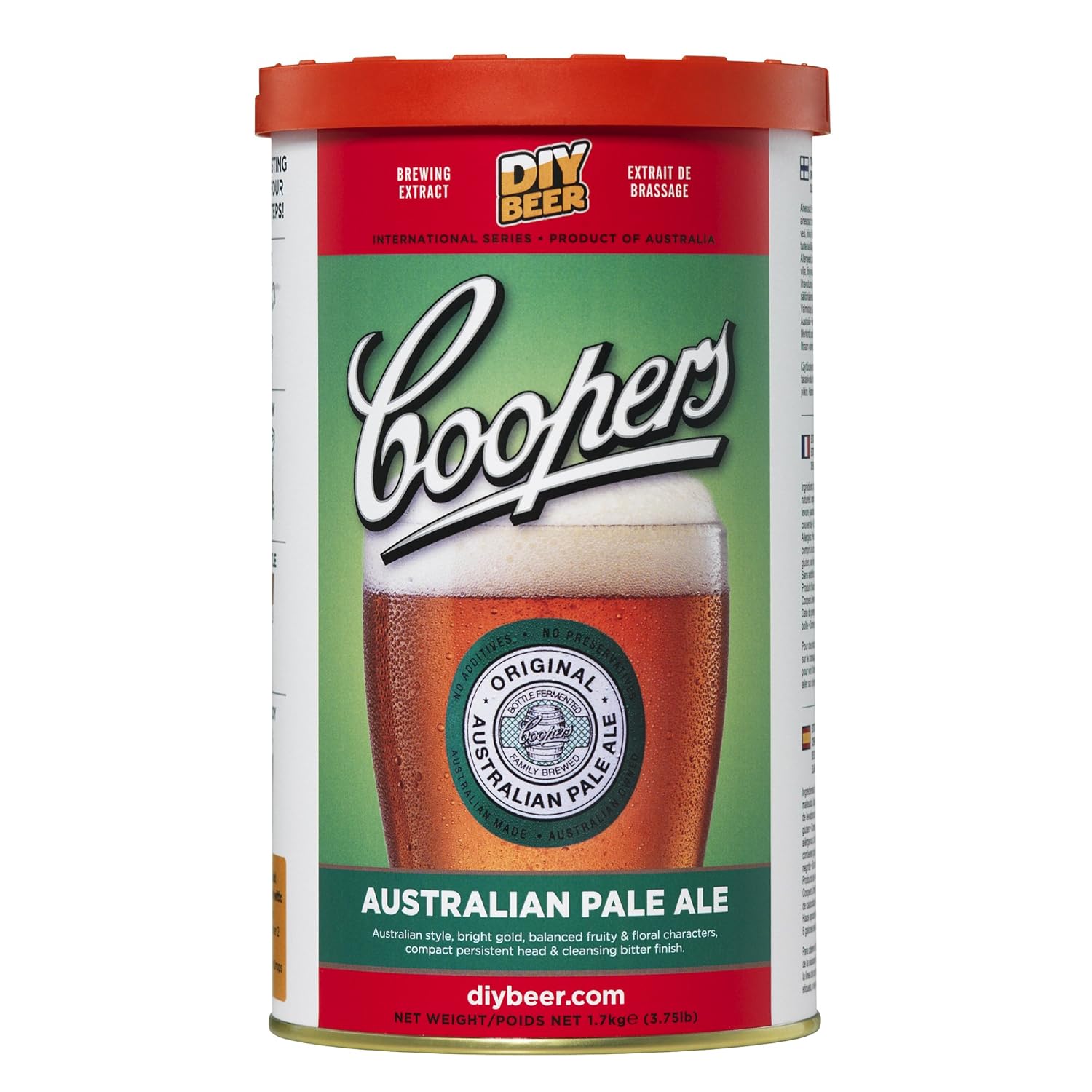 Coopers DIY Beer Australian Pale Ale Homebrewing Craft Brewing Extract