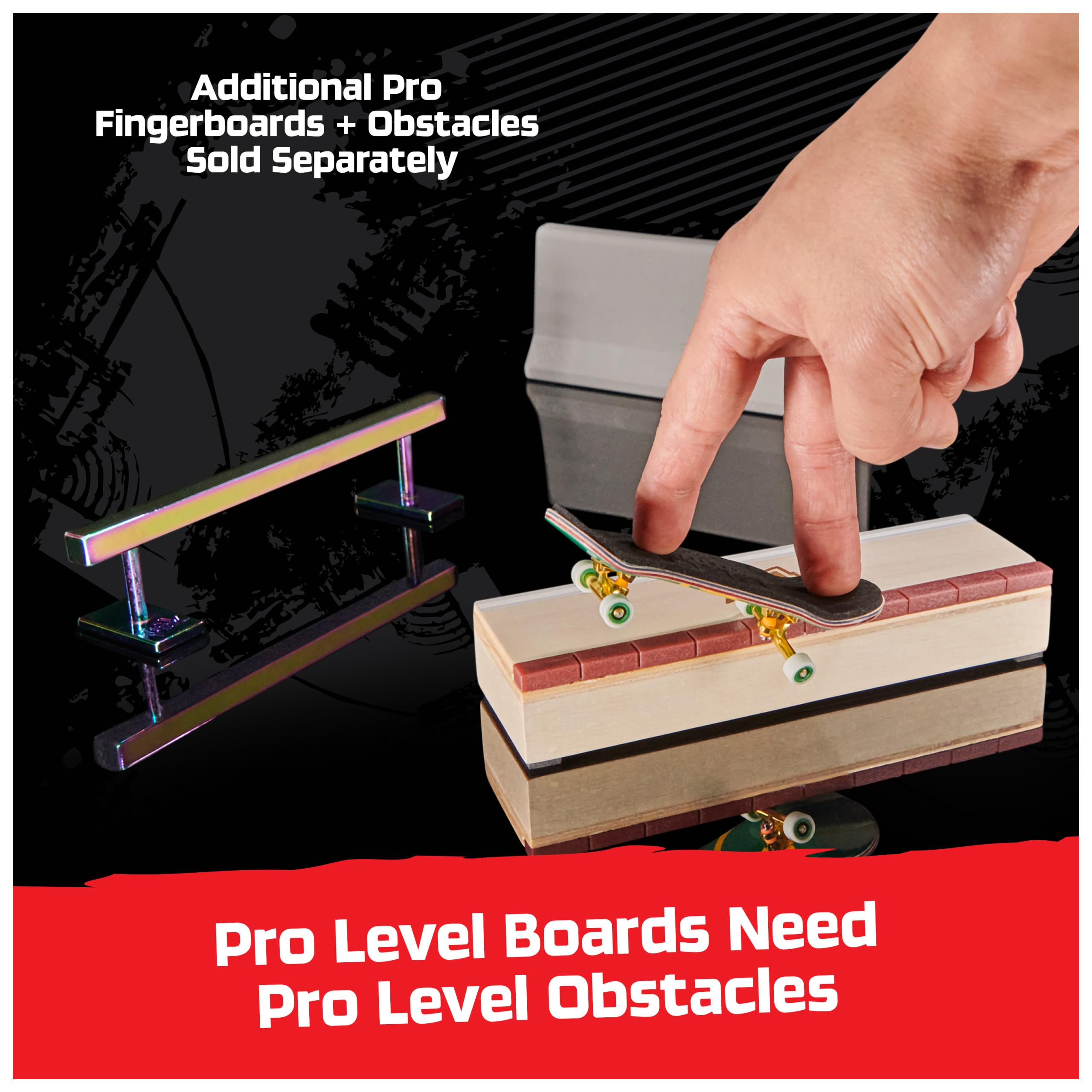 TECH DECK Zero Pro Series Finger Board with Storage Display, Built for Pros; Authentic Mini Skateboards, Kids Toys for Ages 6 and up