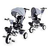 JMMD Baby Trike, 6-in-1 Kids Tricycle with