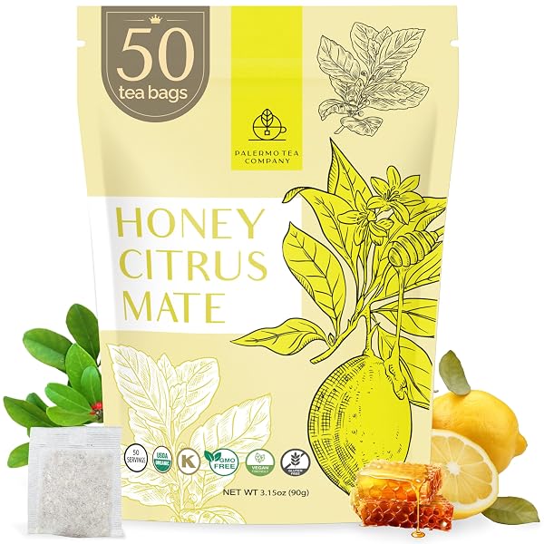 PALERMO ORGANIC YERBA MATE TEA BAGS 50 COUNT...