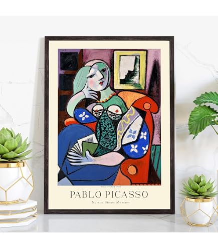 Amazon.com: Pablo Picasso 14464 Tete de Femme44; Lithograph on