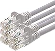 1aTTack CAT5 UTP Netzwerkkabel mit 2x RJ45 Stecker Set (5 St&uuml;ck)  1m weiss