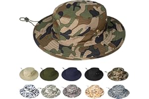 ZOORON Sun Hats for Men Women Boonie Hat Foldable Fishing Hat UPF 50+ Bucket Hat for Fishing Hiking Garden Safari Beach