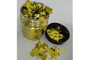 Gilding Flakes,Gold Foil Flakes for Resin,Blue Red Purple Pink Metallic Foil Flakes for Resin Jewelry Making,Nails,Painting A