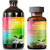 Serene Herbs Complete Detox &amp; Energy Stack &ndash; Soursop Bitters + Soursop Capsules Combo