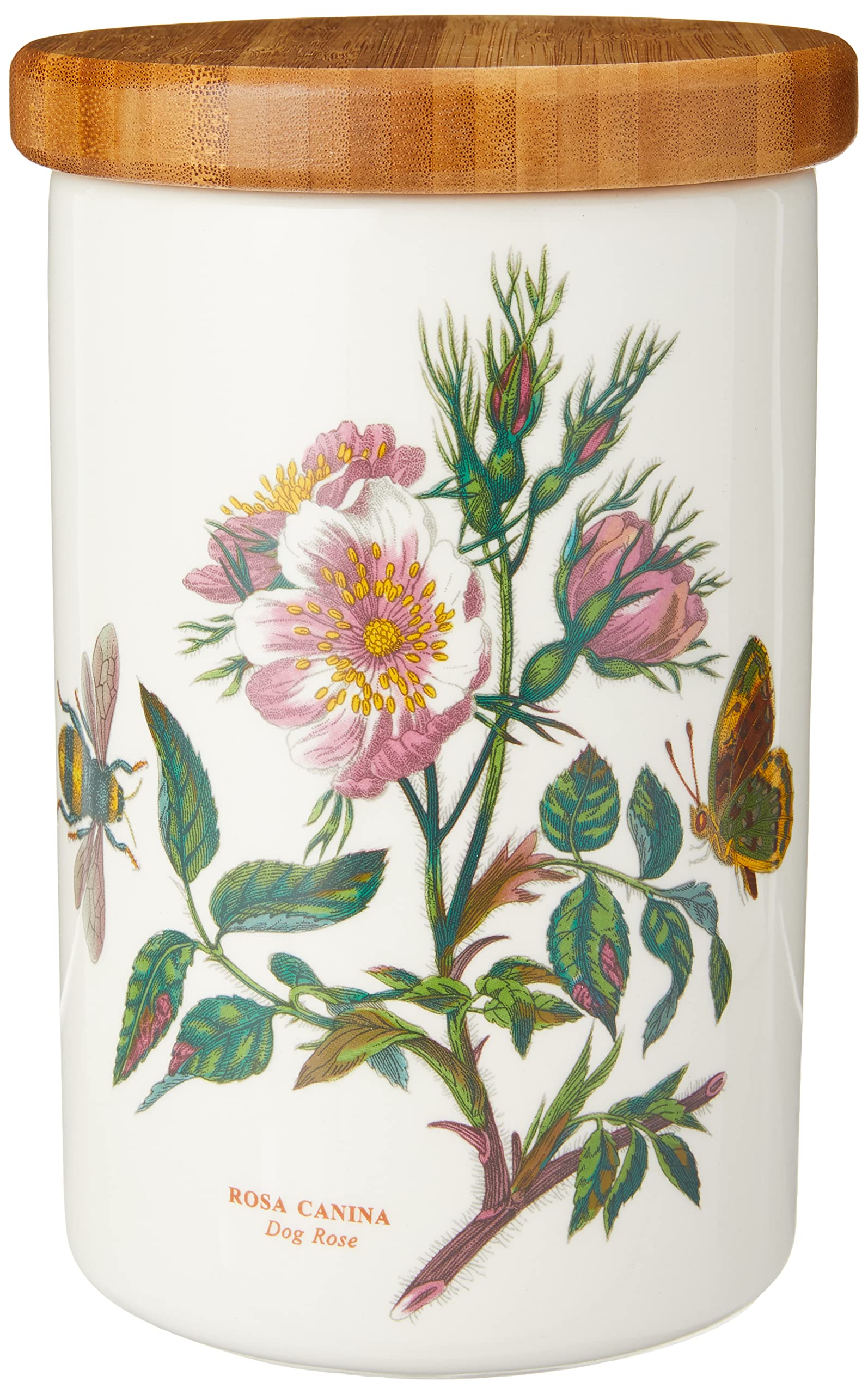 Portmeirion 7" Airtight Jar Dog Rose