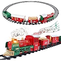 Amazon.com: deAO Train Set for Christmas Tree,Classical