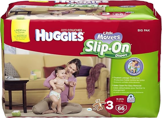 huggies little movers slip on size 3