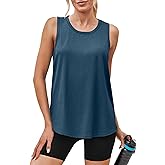 Womens Workout Tops Sleeveless Racerback Lightweight Active Tennis Yoga Shirts Athletic Running Tank Top for Women