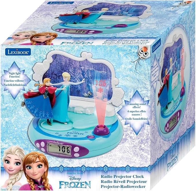 Disney Frozen - Radio Despertador con proyección de la Hora ...