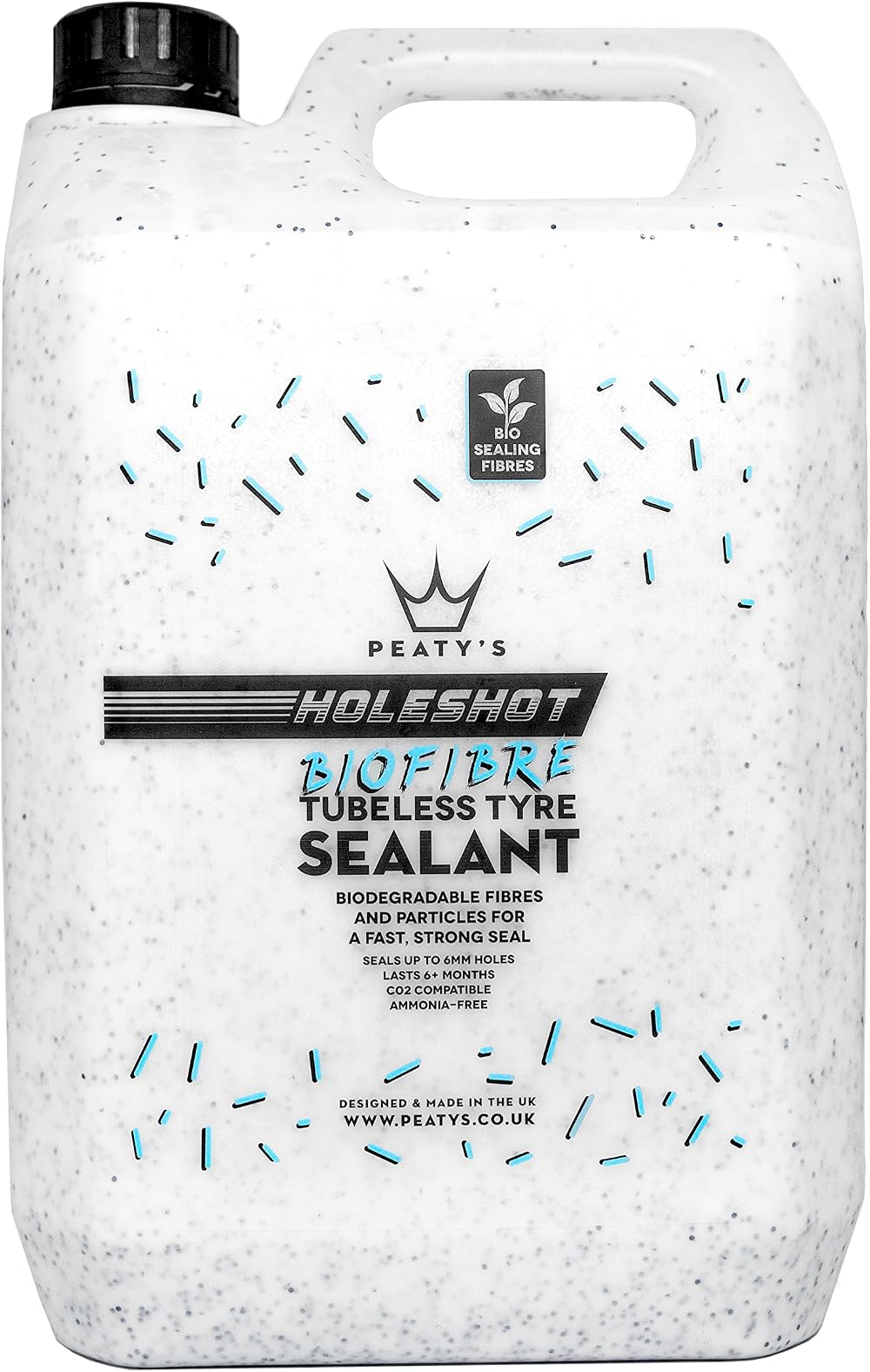 Peaty's Holeshot Biofibre Tubeless Tyre Sealant 5 Litre