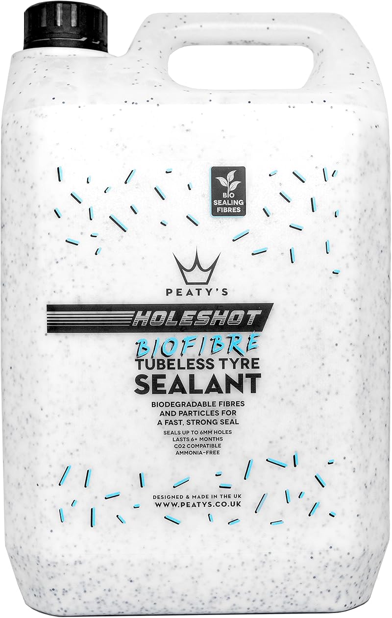 Peaty's Holeshot Biofibre Tubeless Tyre Sealant 5 Litre