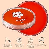 Blue Squid PRO Face Paint Orange 30g Professional Water-Based Single Cake view 4